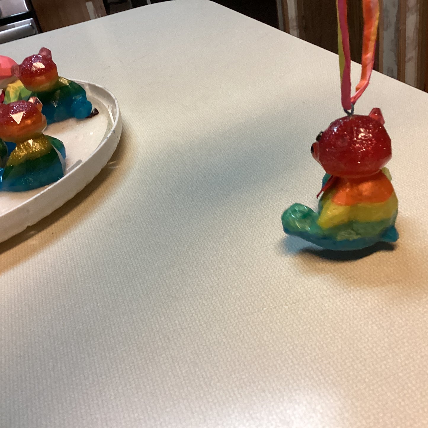 Mirror Rainbow bear Bling