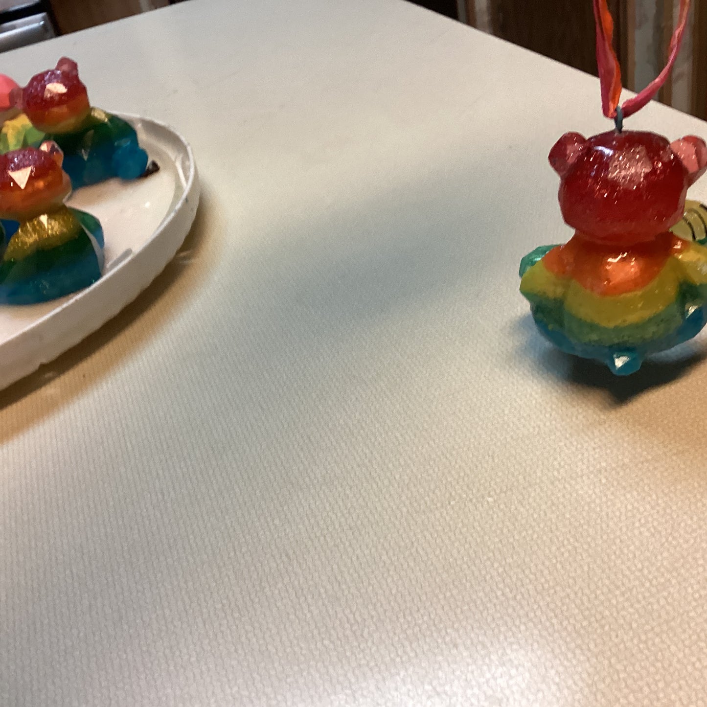 Mirror Rainbow bear Bling